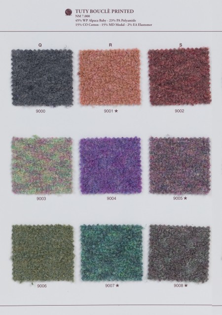 TUTY BOUCLÈ PRINTED